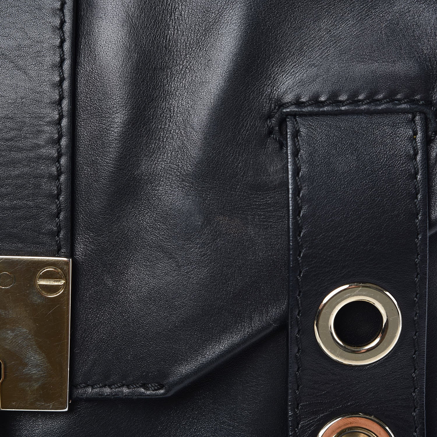 Jimmy Choo Calfskin Pauline Messenger Bag Black 12 of 24