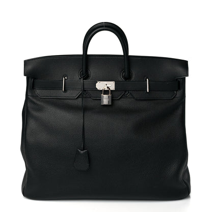 Hermes Togo HAC Travel Birkin 50 Black 1 of 11