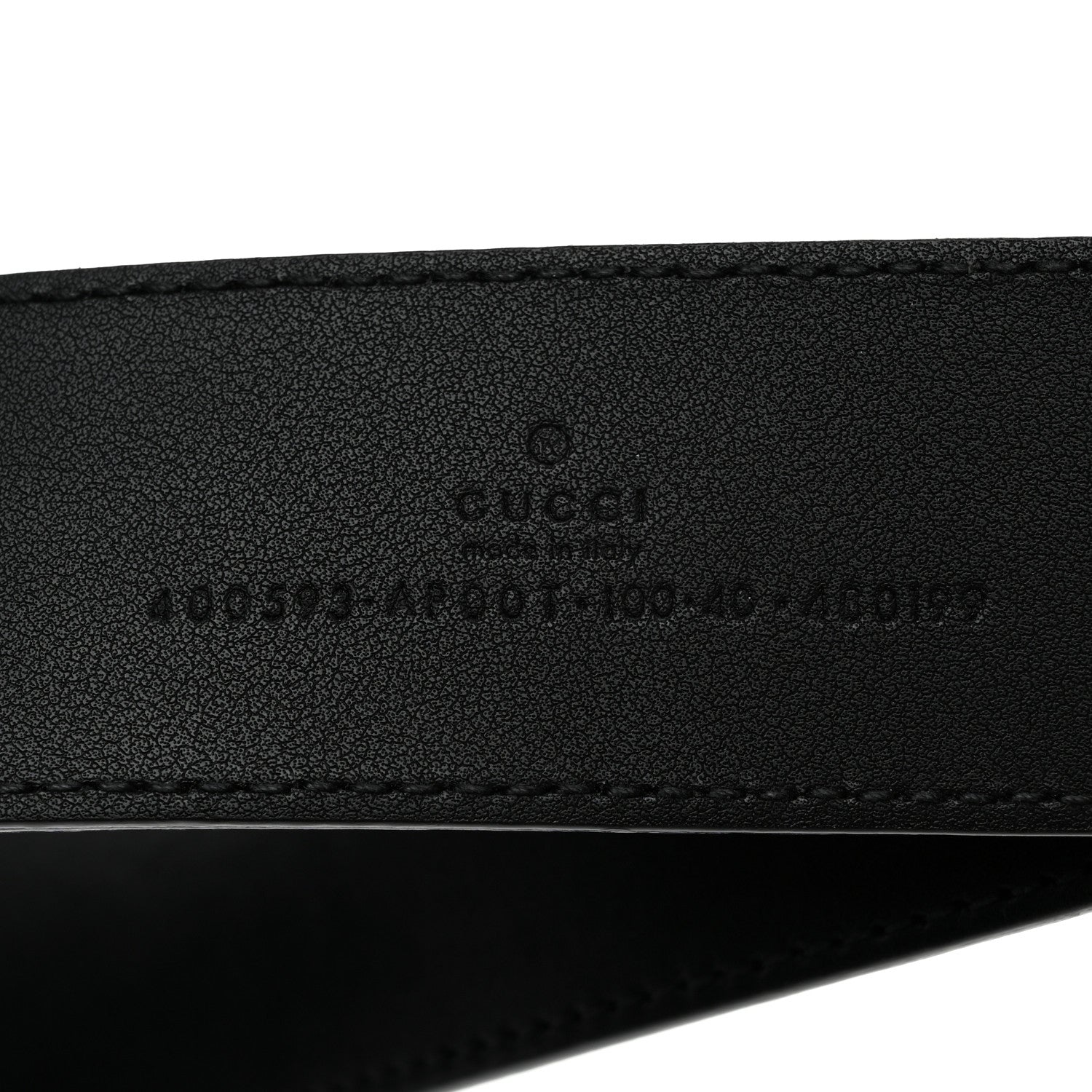 Gucci Calfskin Double G 40mm Belt 100 40 Black 3 of 6
