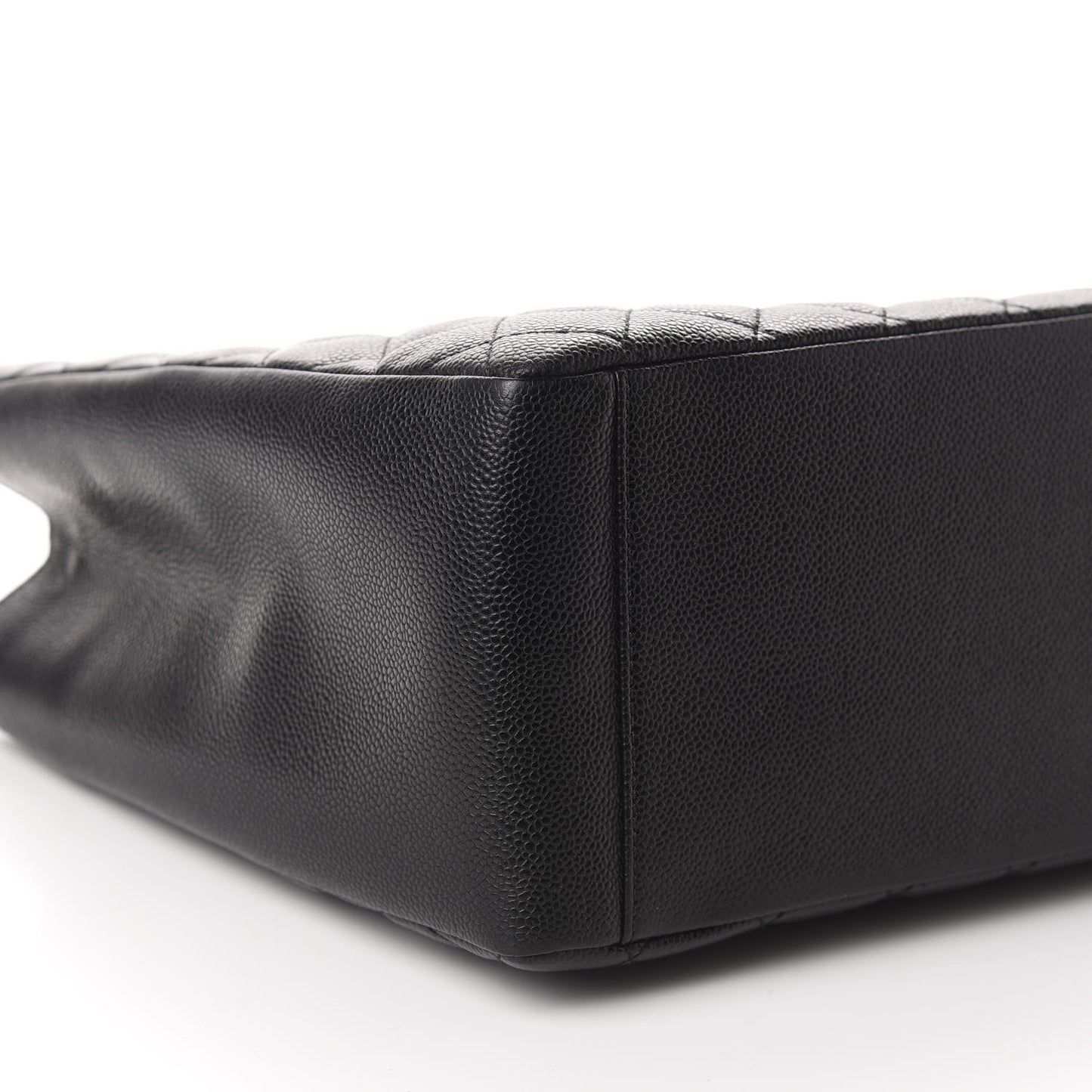 Caviar Quilted Grand Shopping Tote GST Black