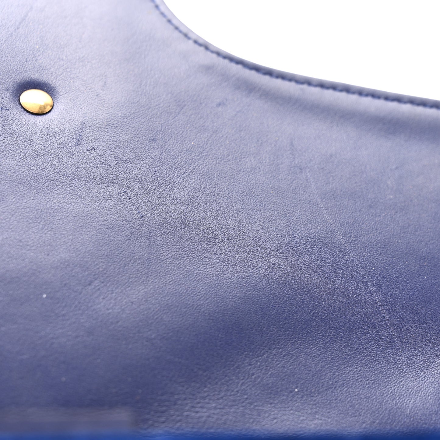 Velvet Matelasse Mini GG Marmont Shoulder Bag Cobalt Blue