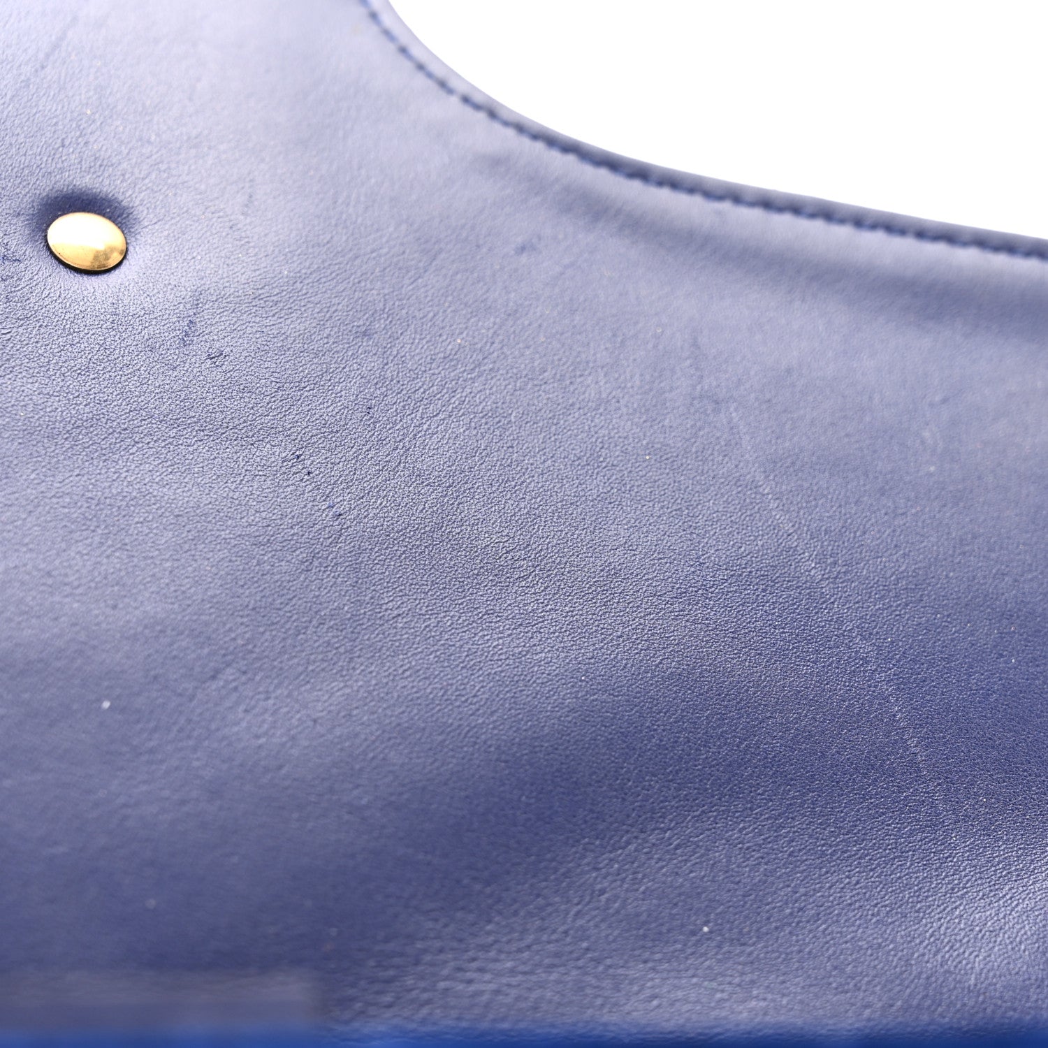 Gucci Velvet Matelasse Mini GG Marmont Shoulder Bag Cobalt Blue 14 of 14