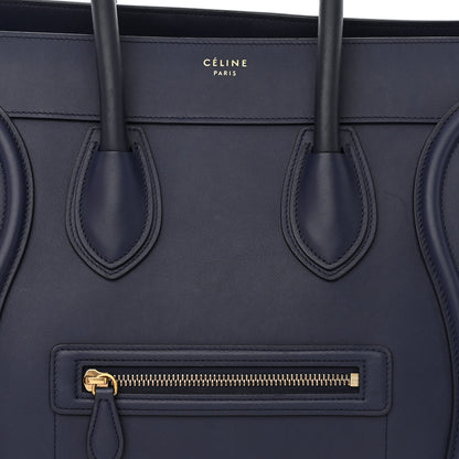 Celine Smooth Calfskin Mini Luggage Ink 9 of 11