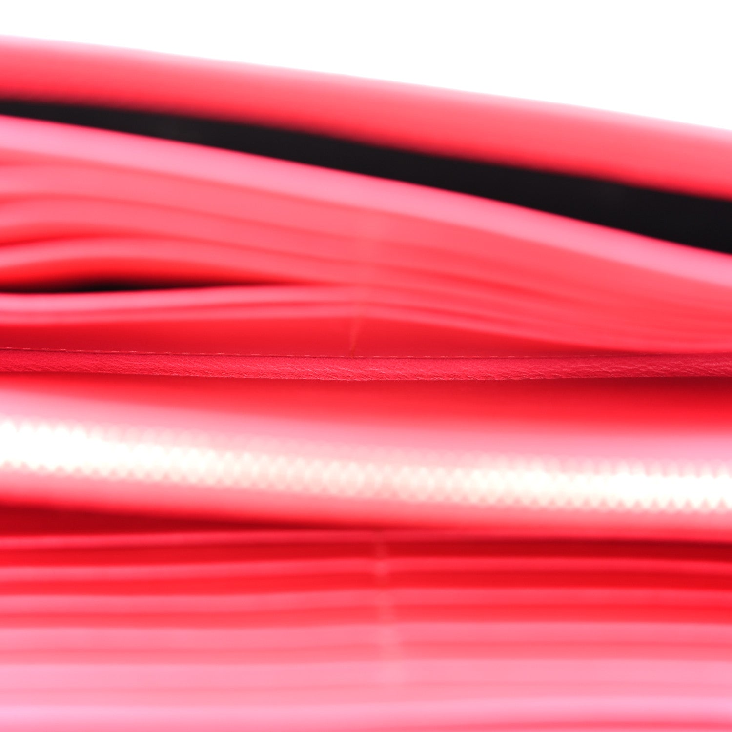 Saint Laurent Grain de Poudre Classic Letters Chain Wallet Fuchsia 5 of 14