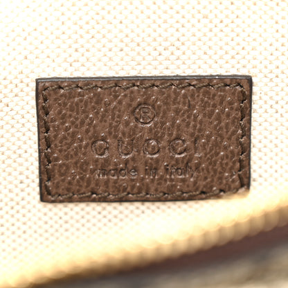 Gucci GG Supreme Monogram Textured Dollar Calfskin Blondie Belt Bag Beige Ebony New Acero 7 of 11