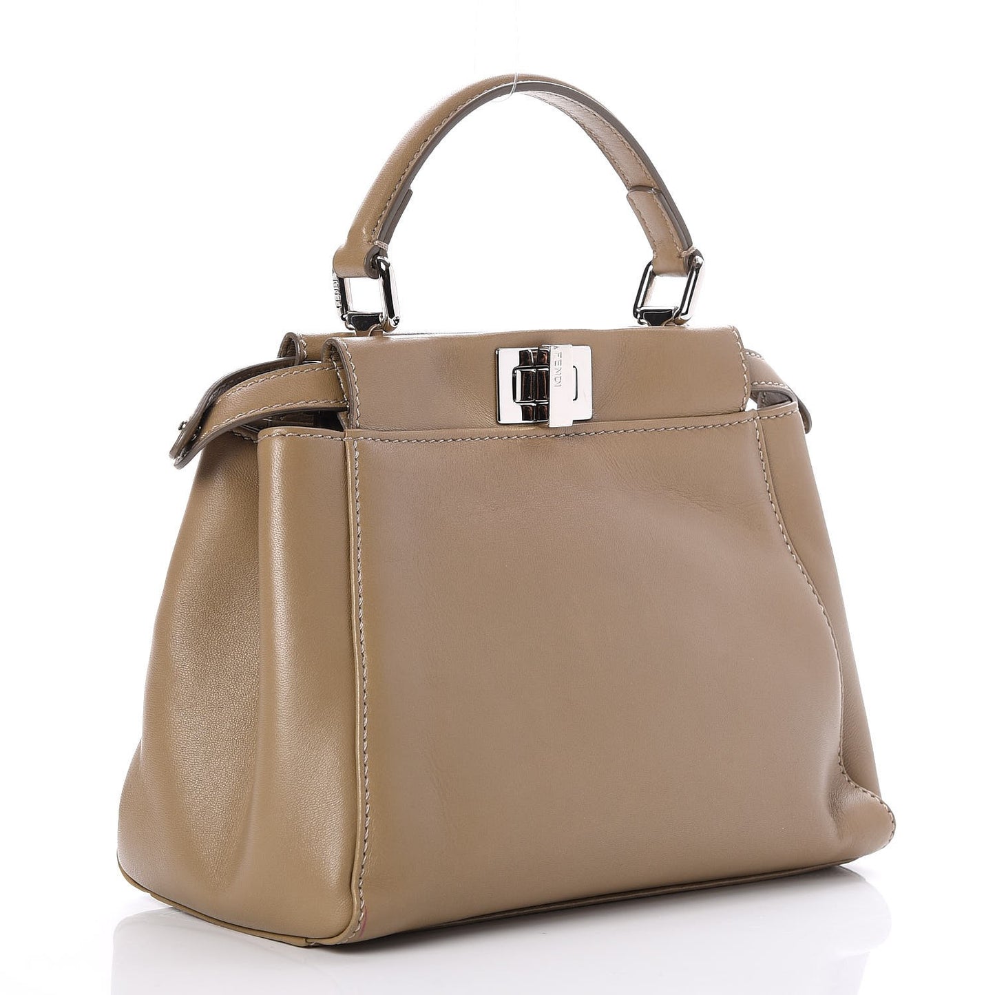 Nappa Mini Peekaboo Iconic Satchel Tortora