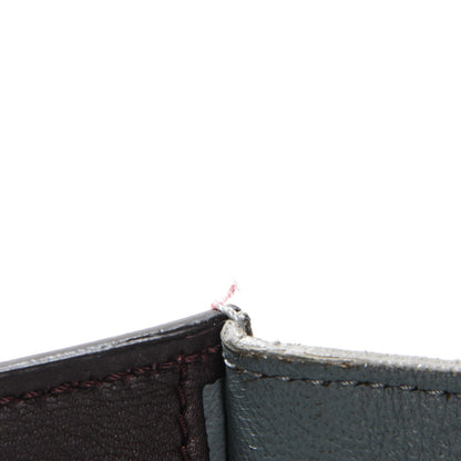 Celine Smooth Calfskin Suede Medium Tri-Color Trapeze Dark Grey 14 of 23