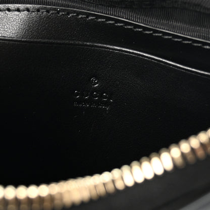 Gucci Calfskin Matelasse Mini GG Marmont Heart Shoulder Bag Black 6 of 9