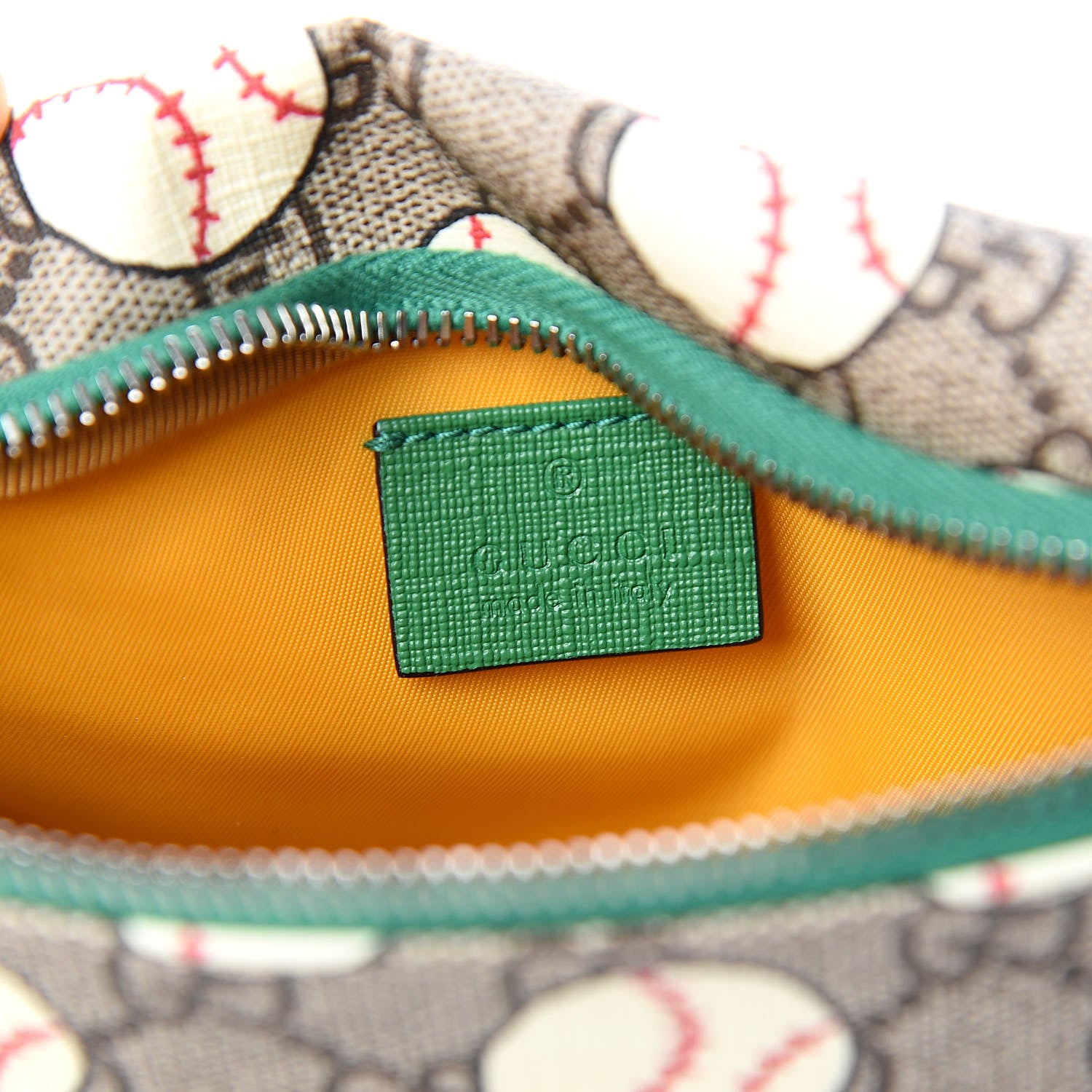 Gucci GG Supreme Monogram Baseballs Web Childrens Belt Bag 6 of 7