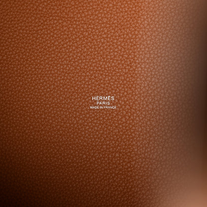 Hermes Taurillon Maurice Picotin Lock 22 MM Gold 6 of 11