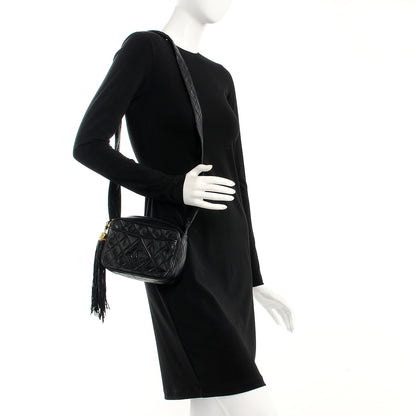 Chanel Lambskin Quilted Tassel Camera Case Black 2 of 14