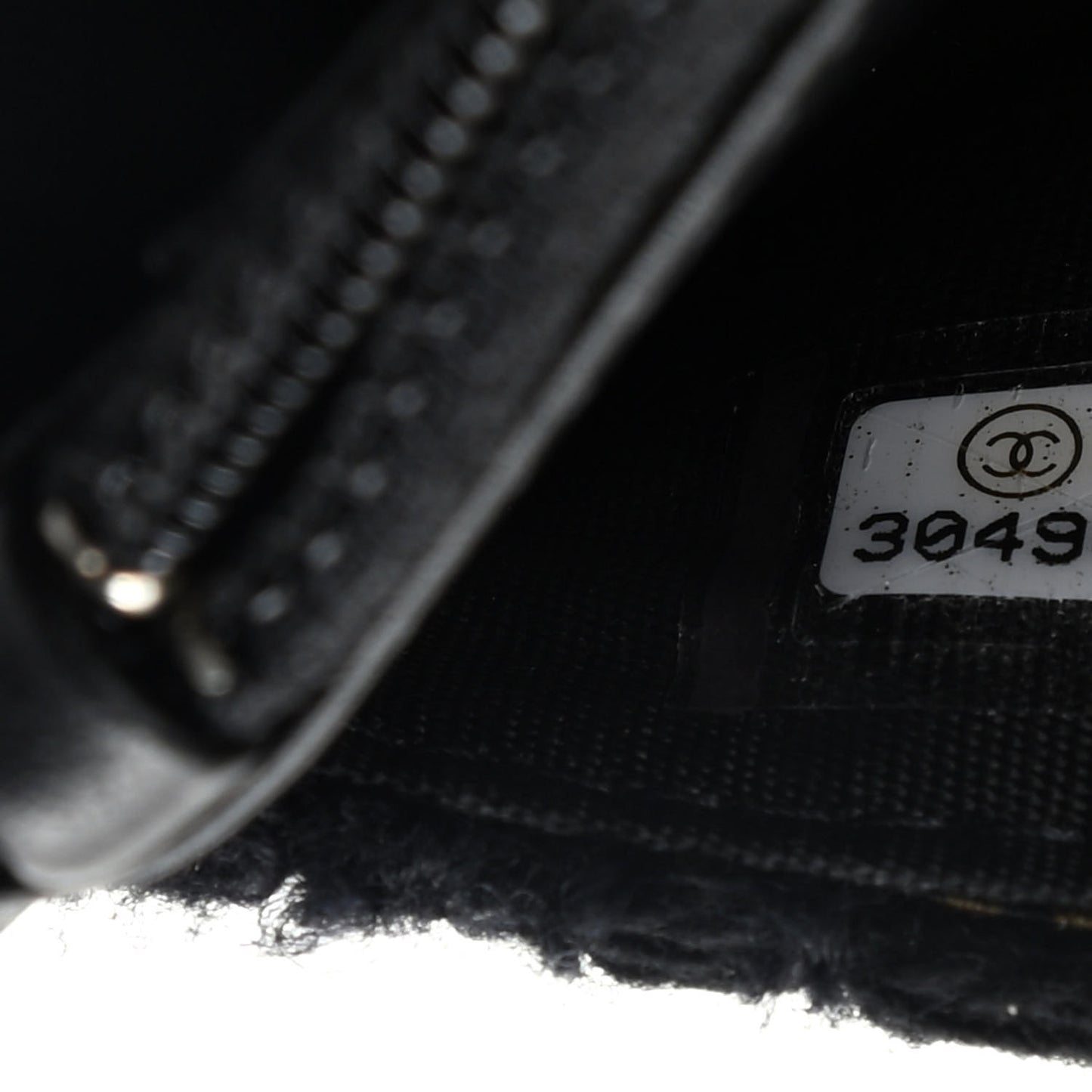Tweed Quilted Chanel 19 Wallet On Chain WOC Black Navy Gold
