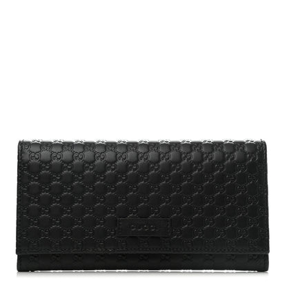 Gucci Soft Microguccissima Continental Wallet Black 1 of 7