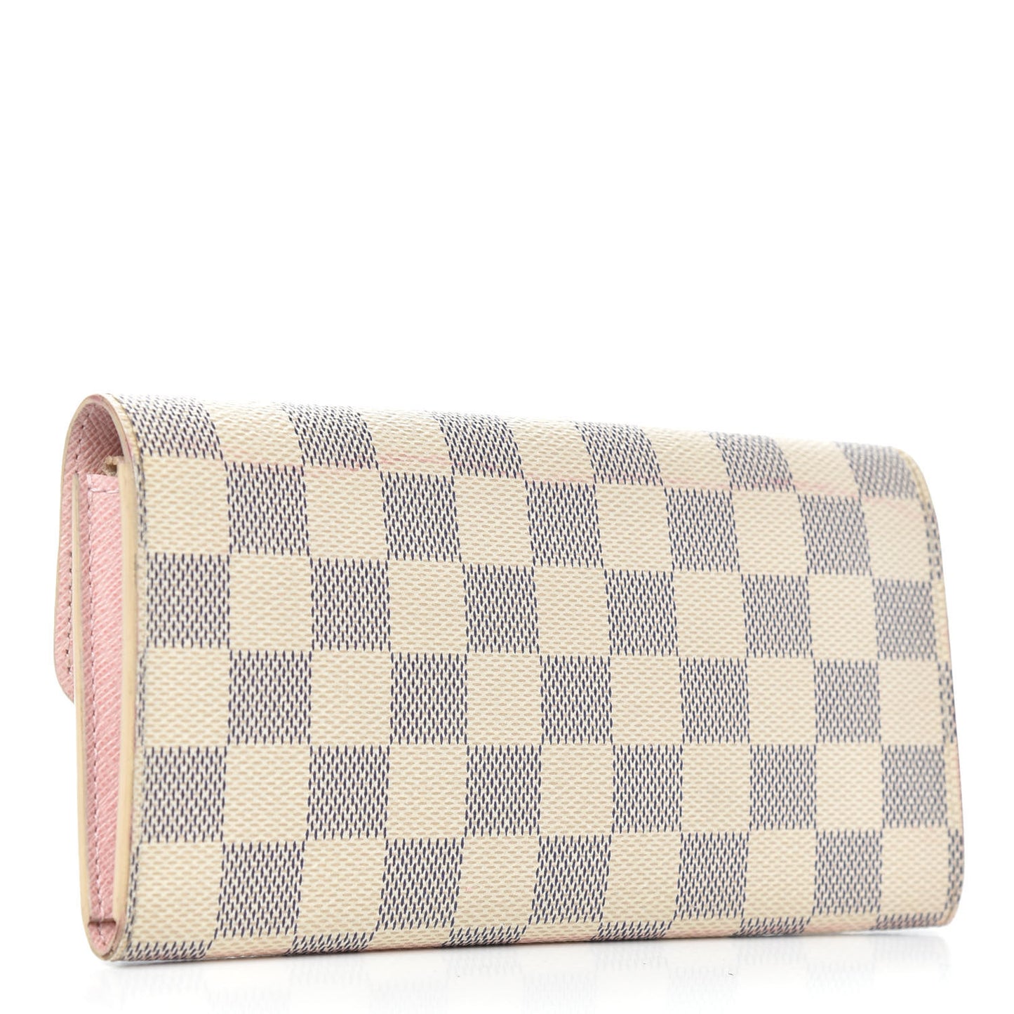 Damier Azur Emilie Wallet Rose Ballerine