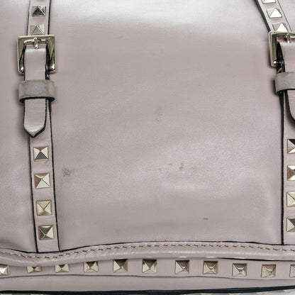 Valentino Garavani Vitello Rockstud Shopper Tote Poudre 9 of 9