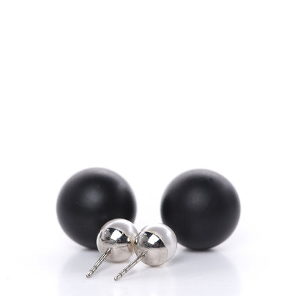 Christian Dior Mise En Dior Tribal Earrings Matte Black Pearl 5 of 5