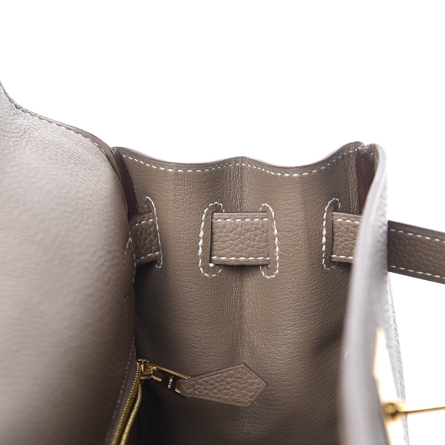 Hermes Togo Kelly Retourne 28 Etoupe 16 of 41