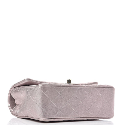 Chanel Metallic Goatskin Quilted Mini Rectangular Flap Pink 4 of 10