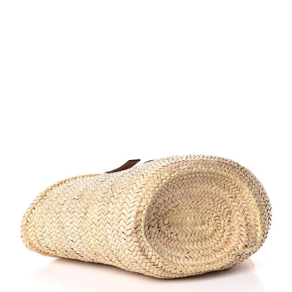 Loewe Raffia Basket Tote Bag Natural Tan 4 of 12