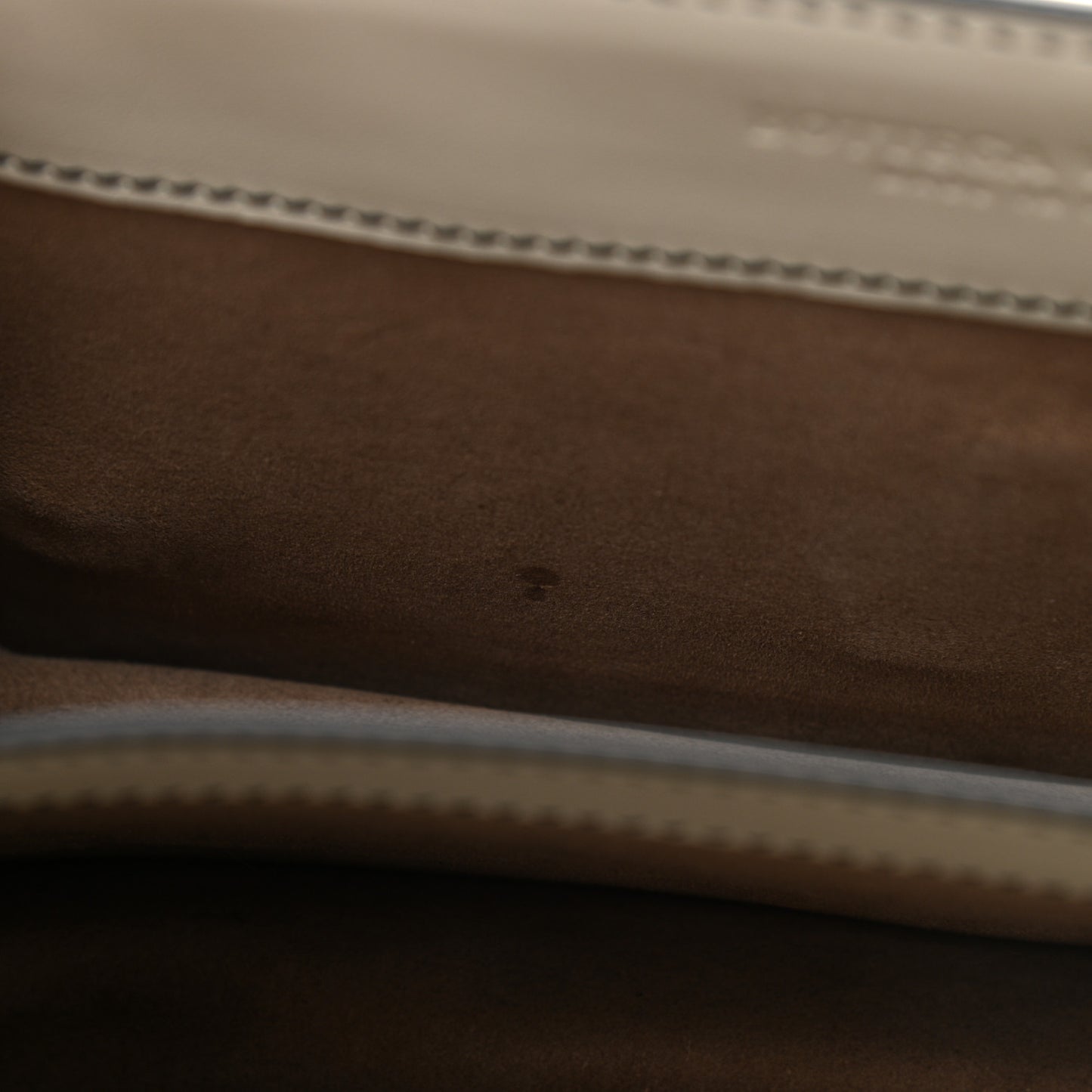 French Calf City Knot Bag Cement