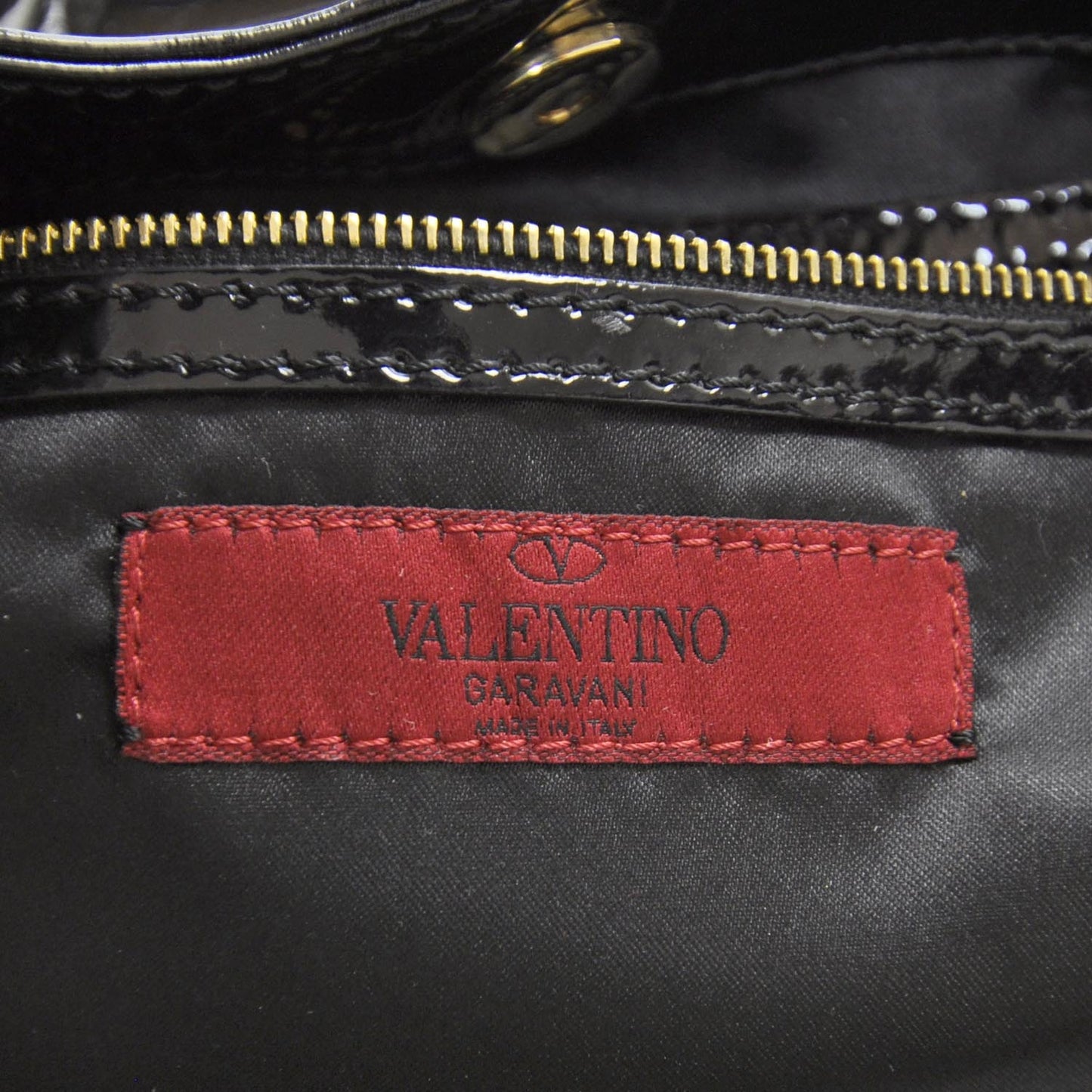 Patent Lacca Nuage Hobo Black