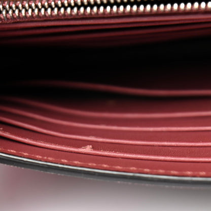 Gucci GG Supreme Monogram Blooms Chain Wallet Beige Multicolor Dry Rose 8 of 10