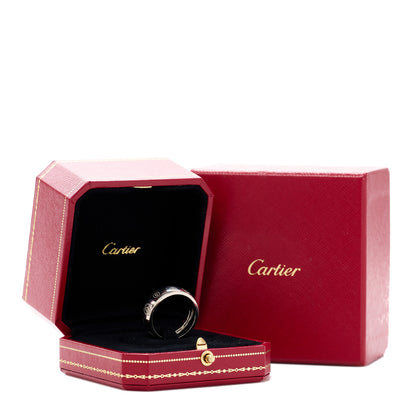 Cartier 18K White Gold 8mm Happy Birthday Band Ring 65 11.25 6 of 6
