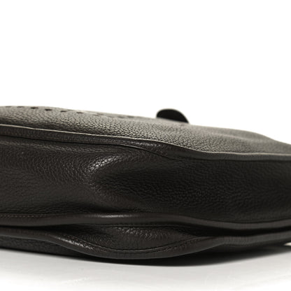 Hermes Taurillon Clemence Evelyne III PM Chocolate 9 of 11