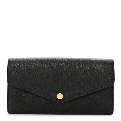 Louis Vuitton Empreinte Sarah Wallet NM Black 1 of 6