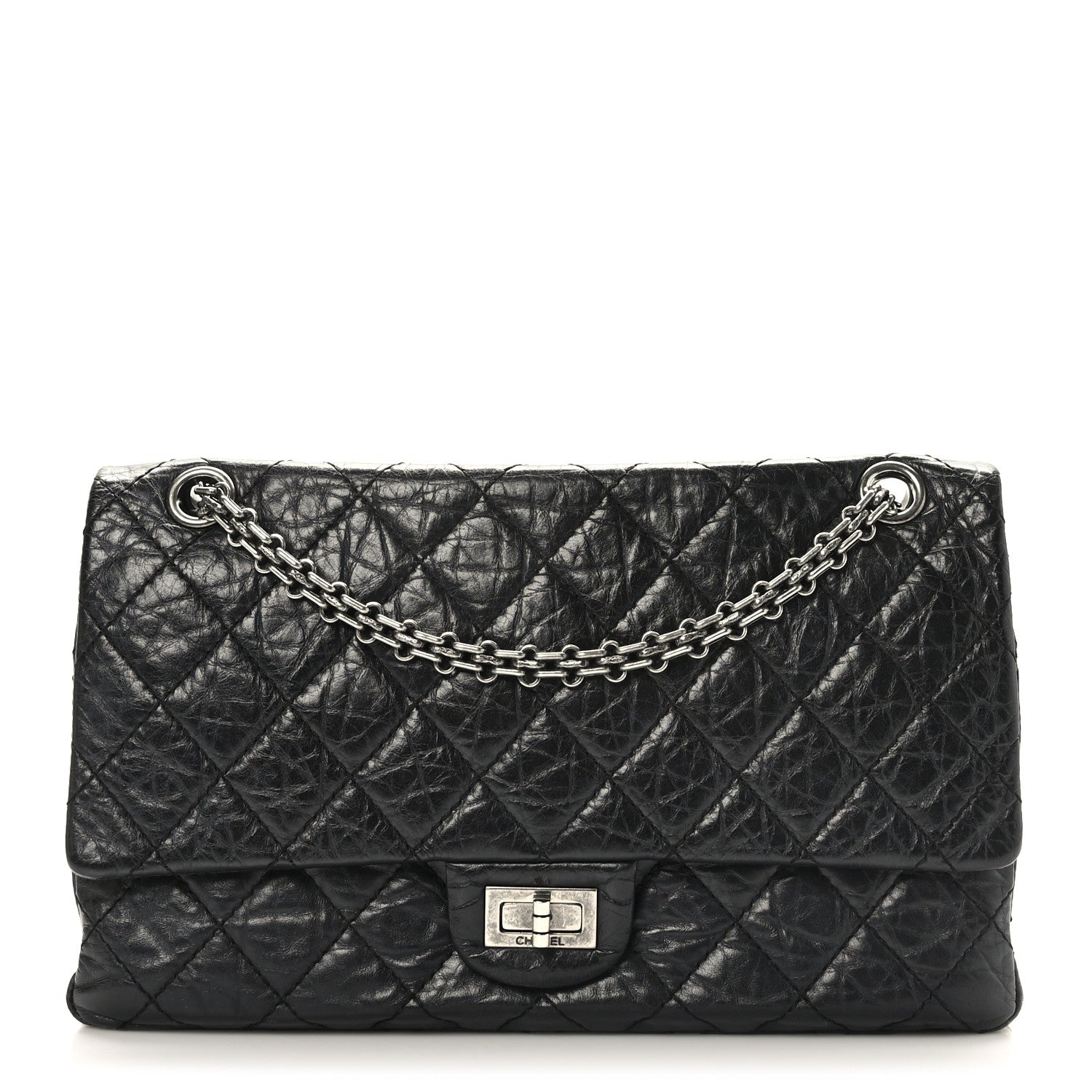 Chanel Aged Calfskin Quilted 2.55 Reissue 226 Flap Black 1 of 9