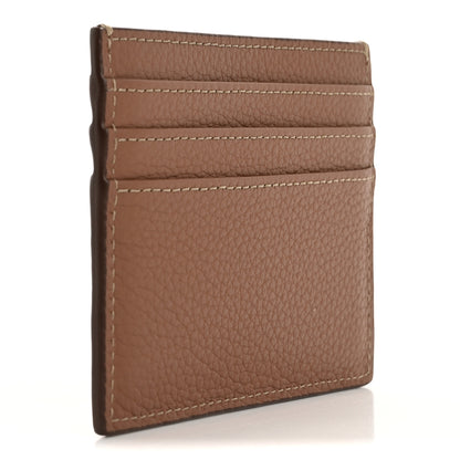 Christian Dior HOMME Grained Calfskin CD Icon Card Holder Brown 3 of 8