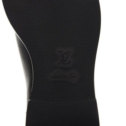 Louis Vuitton Calfskin Overdrive Flat High Boots 35 Black 6 of 6