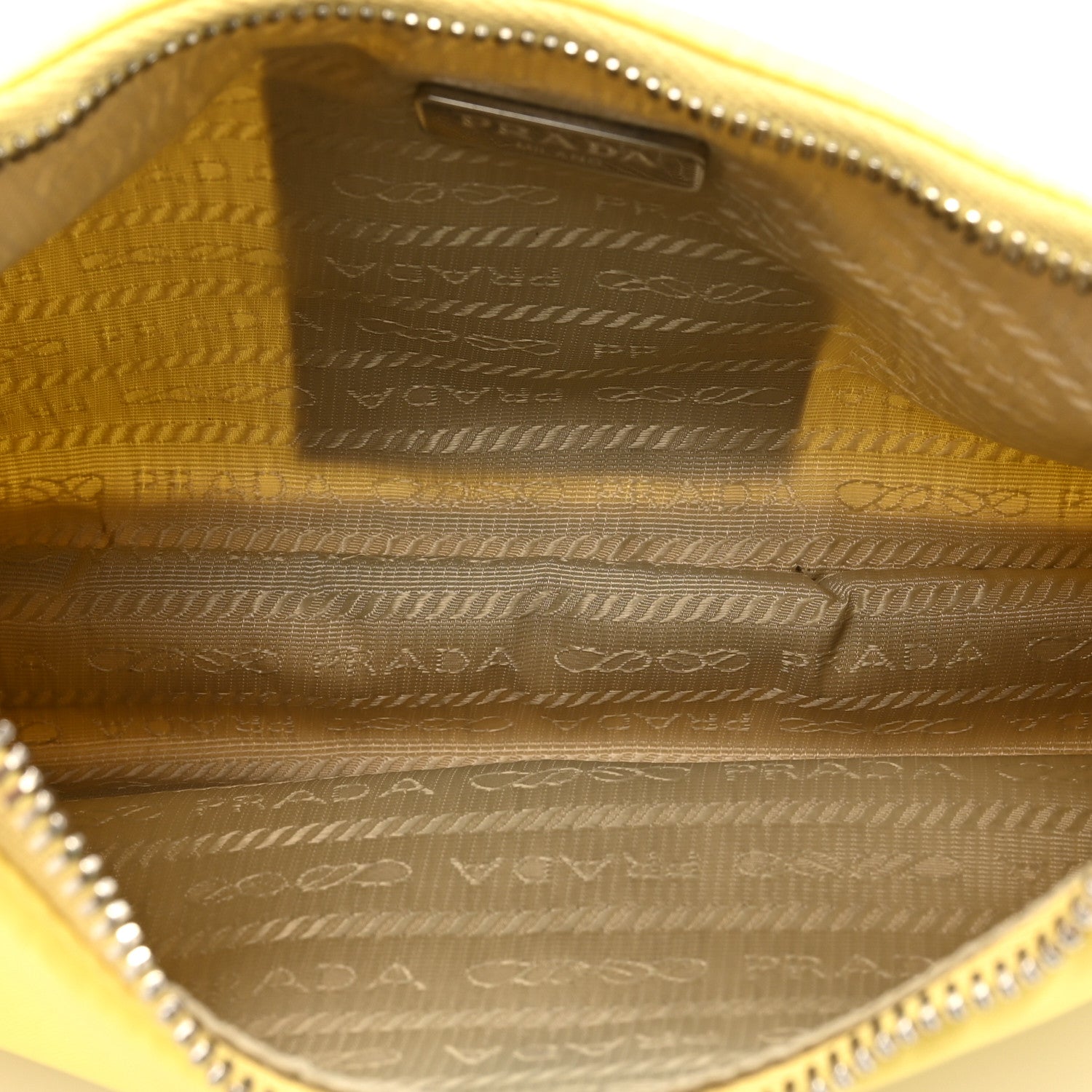 Prada Nylon Saffiano Re-Edition 2005 Shoulder Bag Ananas 5 of 13