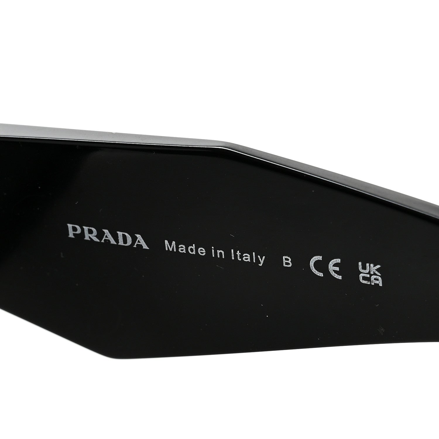 Prada Acetate Symbole Sunglasses SPR 17W Black 5 of 8