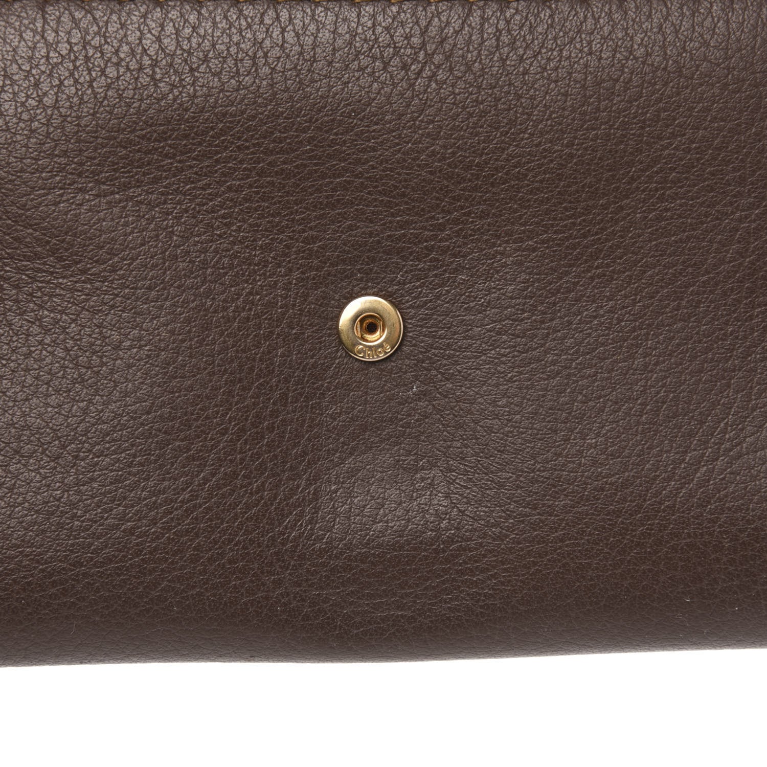 Chloe Calfskin Marcie Continental Flap Wallet Truffle 12 of 12