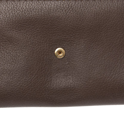 Chloe Calfskin Marcie Continental Flap Wallet Truffle 12 of 12