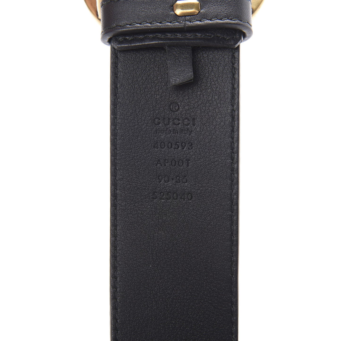 Calfskin Double G 40mm Belt 90 36 Black