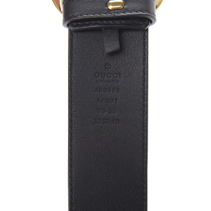 Gucci Calfskin Double G 40mm Belt 90 36 Black 3 of 8