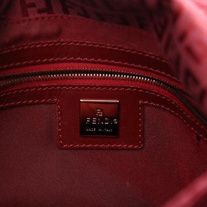 Fendi Zucchino Mama Baguette Red 6 of 9