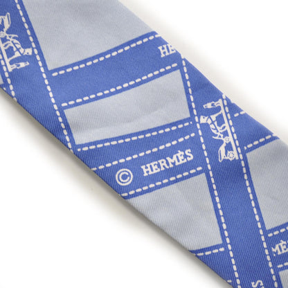 Hermes Silk Bolduc Twilly Bleu 3 of 4