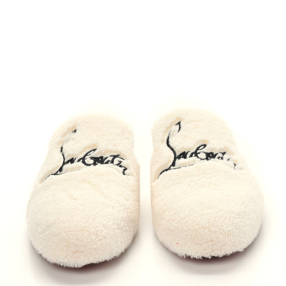 Christian Louboutin Navy Coolito Donna Slippers 39.5 White 2 of 7