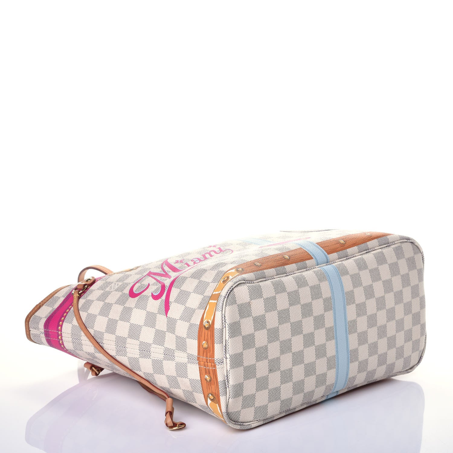 Louis Vuitton Damier Azur Summer Trunks Miami Neo Neverfull MM 4 of 9