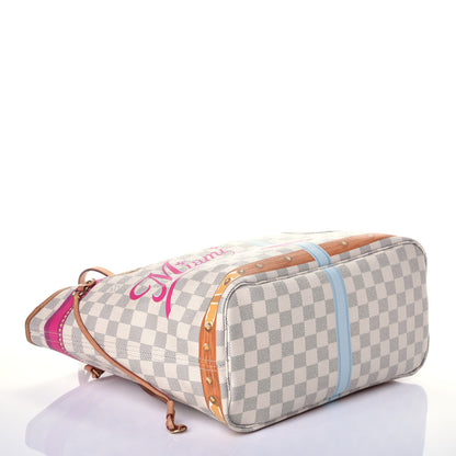 Louis Vuitton Damier Azur Summer Trunks Miami Neo Neverfull MM 4 of 9