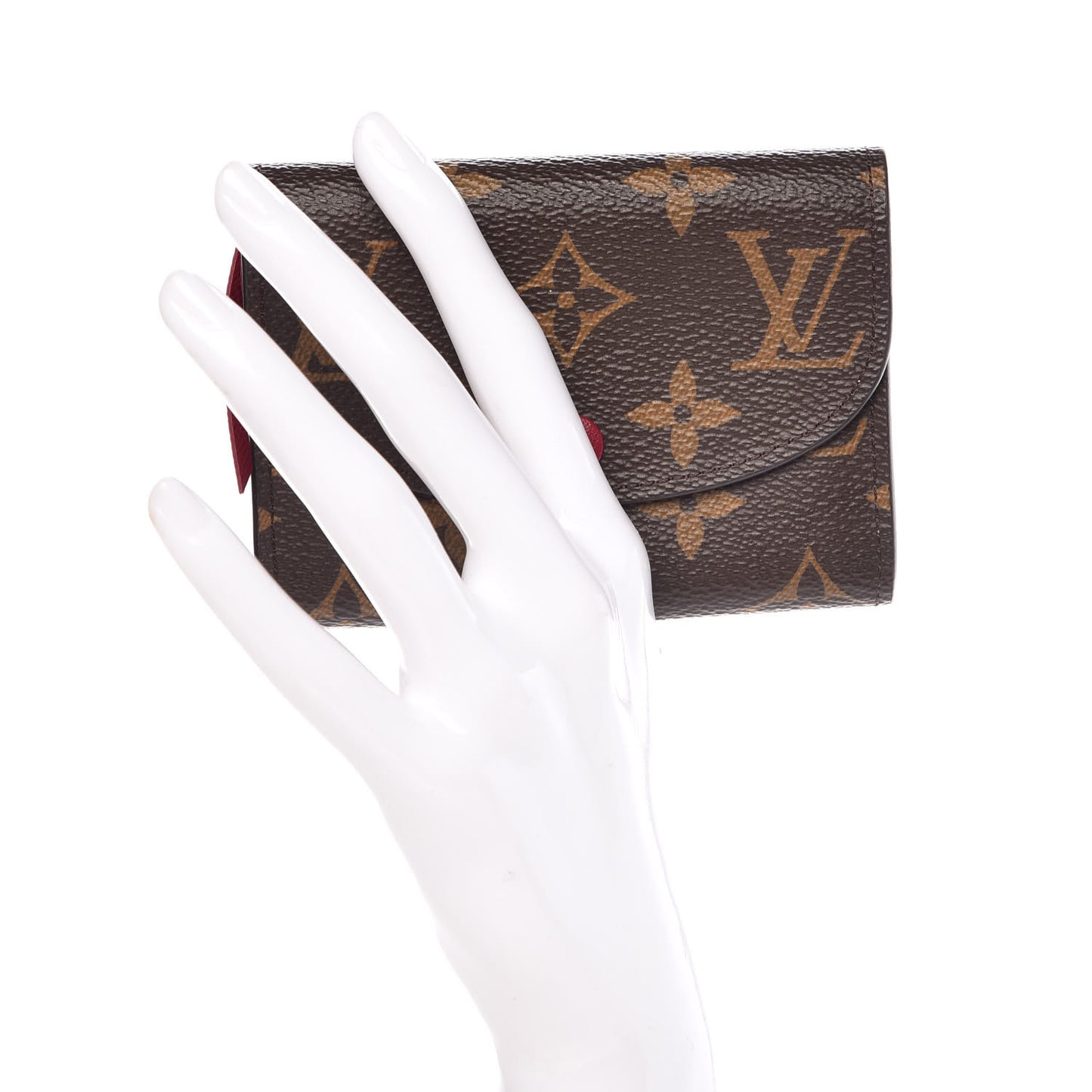 Monogram Rosalie Coin Purse Fuchsia