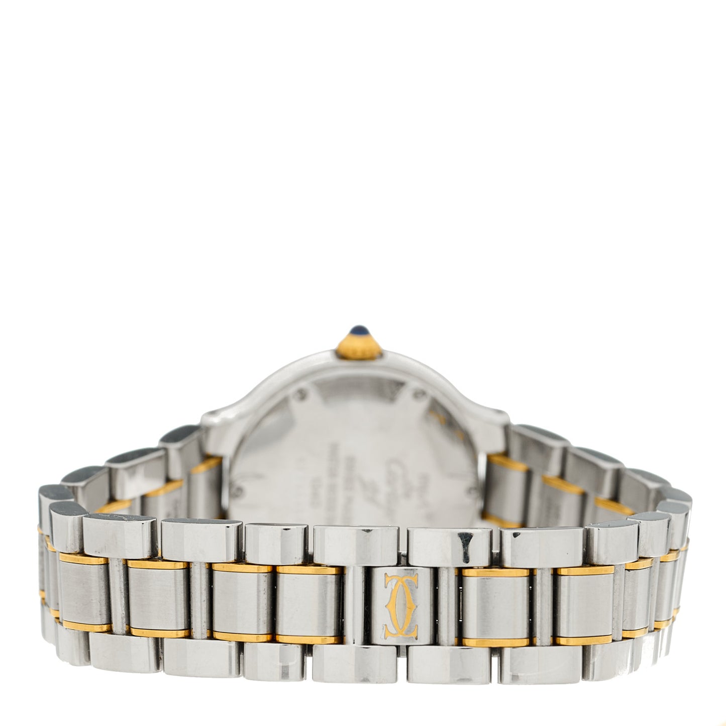 Stainless Steel 18K Yellow Gold 28mm Must de 21 Quartz Watch