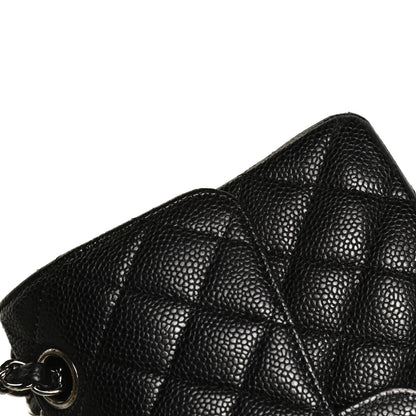 Chanel Caviar Quilted Small Double Flap Black 11 of 14