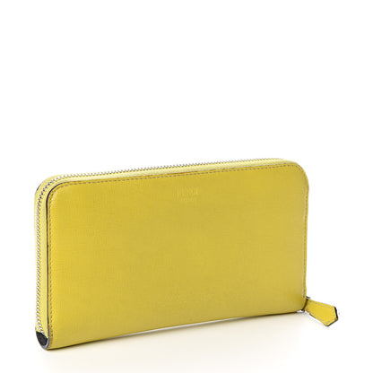Fendi Vitello Elite Monster Eyes Inlay Bi-Color Zip Around Wallet Cedro Rosso Multicolor 2 of 8
