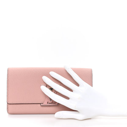 Louis Vuitton Taurillon Capucines Wallet Magnolia 2 of 6