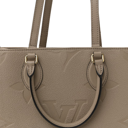 Louis Vuitton Empreinte Monogram Giant Onthego MM Tourterelle 7 of 11
