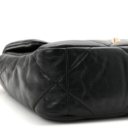 Chanel Goatskin Quilted Medium Chanel 19 Flap Black 9 of 11